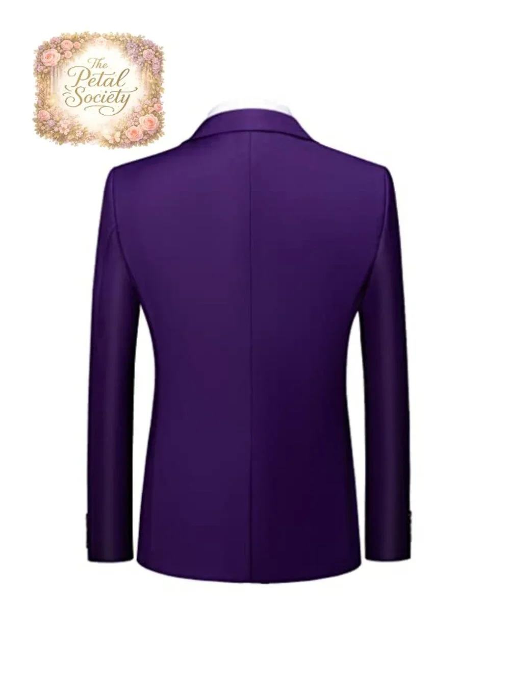 Men's Slim Fit One-Button Sport Coat Blazer Business Casual Wedding Jacket